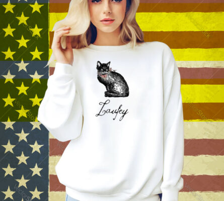 Laufey Black Cat White New Shirt