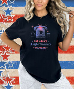 Lightning In A Bottle Call To Reach A Higher Frequency A New Dimension Hotline LIB Fest Shirt