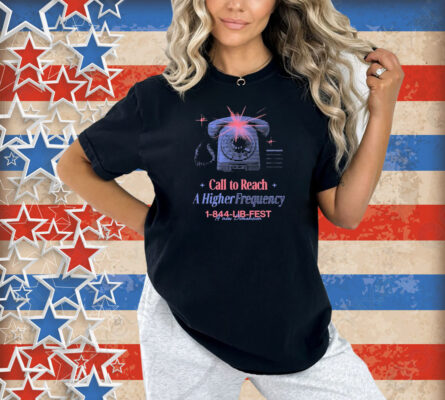Lightning In A Bottle Call To Reach A Higher Frequency A New Dimension Hotline LIB Fest Shirt