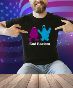 Limted End Racism Grimace And Cookie Monster Shirt