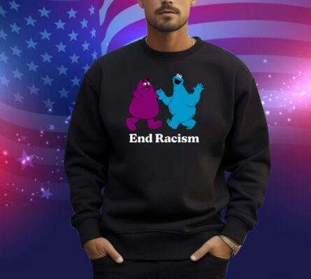 Limted End Racism Grimace And Cookie Monster Shirt