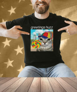 Limted Greetings Huzz Cat Shirt