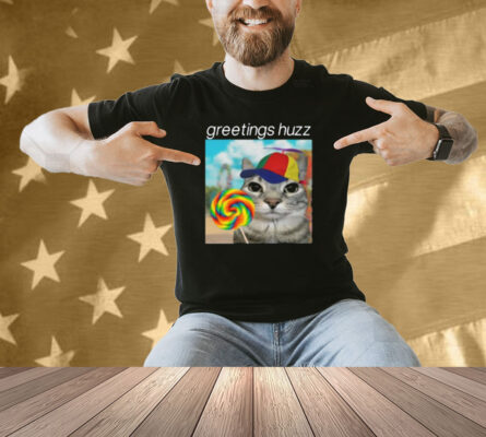 Limted Greetings Huzz Cat Shirt
