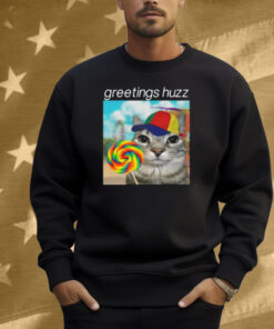 Limted Greetings Huzz Cat Shirt