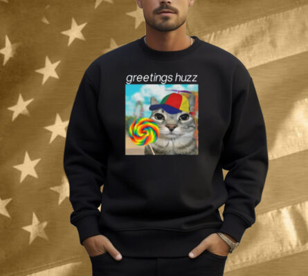 Limted Greetings Huzz Cat Shirt