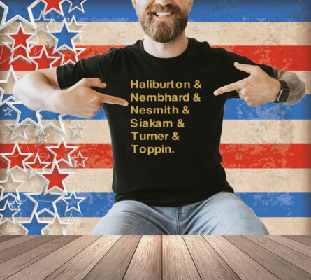 Limted Haliburton & Nembhard & Nesmith & Siakam & Turner & Toppin Shirt