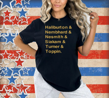 Limted Haliburton & Nembhard & Nesmith & Siakam & Turner & Toppin Shirt