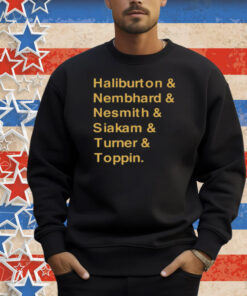 Limted Haliburton & Nembhard & Nesmith & Siakam & Turner & Toppin Shirt