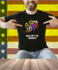 Limted Head Empty No Thoughts Hololive Shirt