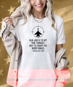 Limted Our Job Is To Hit The Target Not To Count The Body Bags Shirt