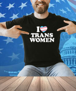 Lozzafox Wearing I Love Trans Women Shirt