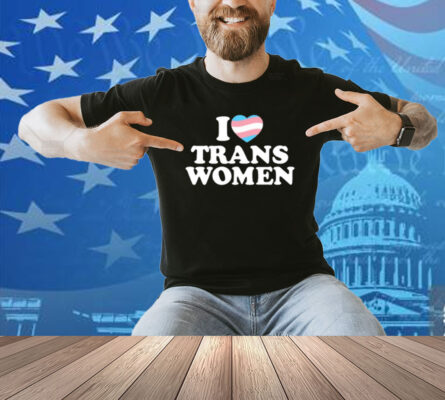 Lozzafox Wearing I Love Trans Women Shirt