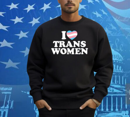 Lozzafox Wearing I Love Trans Women Shirt