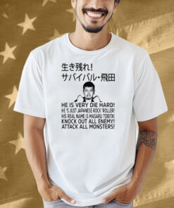 Masaru Tobita Survival Japanese Rock ‘n’ Roller Wrestling Shirt