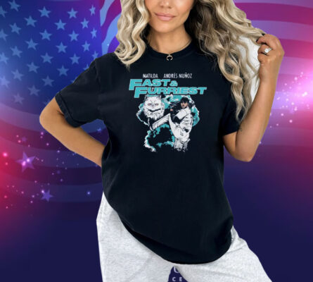 Matilda & Andres Munoz Fast & Furriest Mariners Shirt