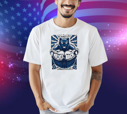 Minnesota Timberwolves 2025 Playoffs Wolves Back Fit Type Shirt
