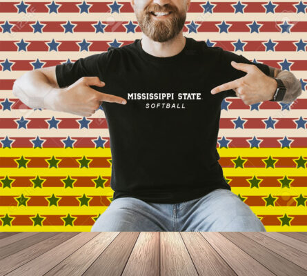 Mississippi State Softball Logo Stack Shirt