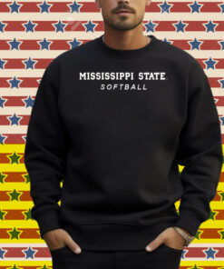 Mississippi State Softball Logo Stack Shirt