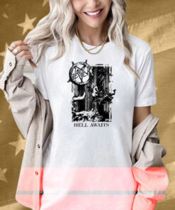 Monochrome Hell Awaits Acid Shirt