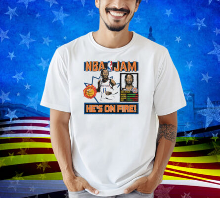 NBA Jam Knicks Jalen Brunson Shirt
