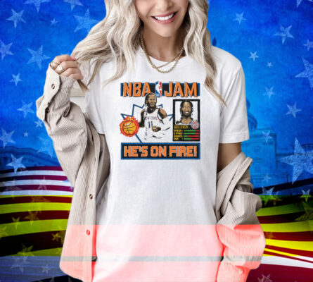 NBA Jam Knicks Jalen Brunson Shirt