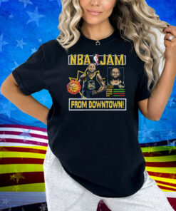 NBA Jam Warriors Stephen Curry Shirt