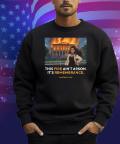 Nottoway Plantation This Fire Ain’t Arson It’s Remembrance Juneteenth 2025 Shirt