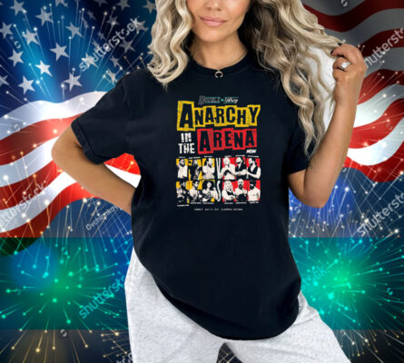 Official AEW 2025 Double or Nothing Anarchy in the Arena Sunday May 25 Arizona Vintage Retro Shirt