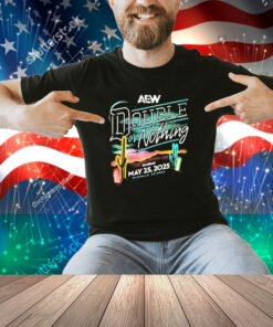 Official AEW Double or Nothing 2025 Sunday May 25 Olenale Arizona neon light Shirt