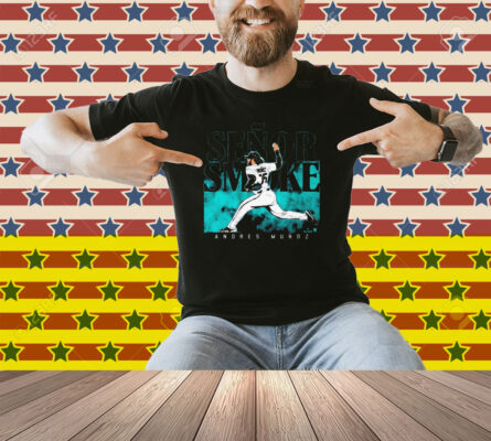 Official Andres Muñoz Señor Smoke Seattle Mariners MLB Graphic Shirt