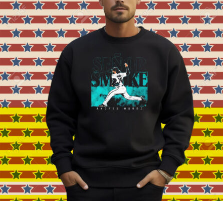 Official Andres Muñoz Señor Smoke Seattle Mariners MLB Graphic Shirt