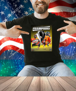 Official Back-To-Back-To-Back Champions 2025 Buffalo Bandits -Three-Peat Poster Shirt