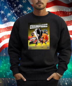 Official Back-To-Back-To-Back Champions 2025 Buffalo Bandits -Three-Peat Poster Shirt