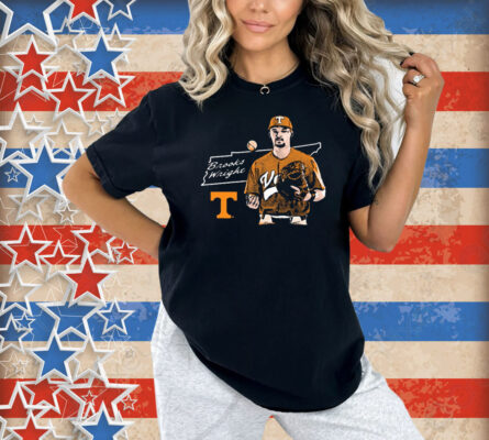 Official Brooks Wright Hometown Hero Tennessee Vols Baseball NCAA Division I Shirt