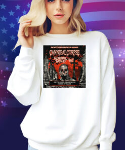 Official Cannibal Corpse North America 2025 Tour Sat October 4th Anaheim Ca House Of Blues Poster Shirt