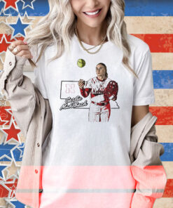 Official Carlie Muhlbach Hometown Hero Nebraska Cornhuskers Softball NCAA Division I Shirt