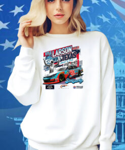 Official Checkered Flag Sports Kyle Larson 2025 Xfinity Series Andy’s Frozen Custard 300 Race Winner Texas Signature Shirt