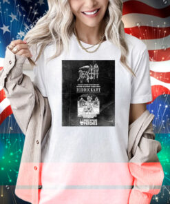 Official Death x Riddickart x Pull The Plug Patches Exclusive Scream Bloody Gore Drop Featuring The Artworlk Of Mark Ridddick Poster Shirt