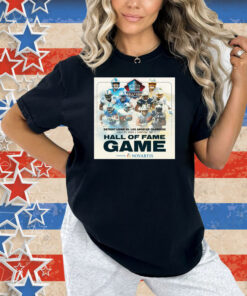 Official Detroit Lions and Los Angeles Chargers 7 31 2025 Canton OH Hall of Fame Game Poster Shirt