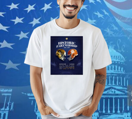 Official Historic Partnership 2027-2038 Two Storied Programs With National Success And A History Of Memorable Matchups Poster Shirt