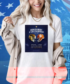 Official Historic Partnership 2027-2038 Two Storied Programs With National Success And A History Of Memorable Matchups Poster Shirt