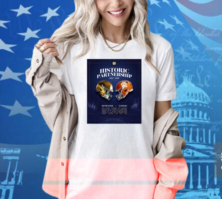 Official Historic Partnership 2027-2038 Two Storied Programs With National Success And A History Of Memorable Matchups Poster Shirt