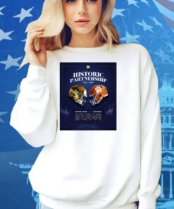 Official Historic Partnership 2027-2038 Two Storied Programs With National Success And A History Of Memorable Matchups Poster Shirt