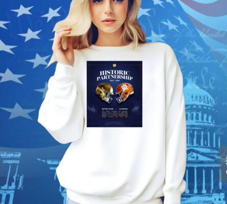 Official Historic Partnership 2027-2038 Two Storied Programs With National Success And A History Of Memorable Matchups Poster Shirt