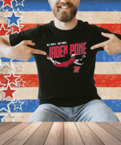 Official Jaden Pone Illustrated 31 Ole Miss Rebels Softball NCAA Division I Shirt