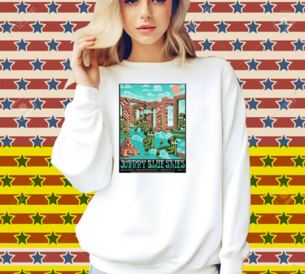 Official Johnny Blue Skies Skyla Credit Union Amphitheatre Charlotte NC May 13 2025 Poster Shirt