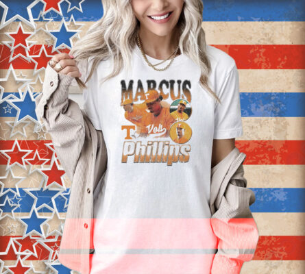 Official Marcus Phillips Tennessee Vols Baseball NCAA Division I 90s Graphic Shirt