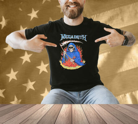 Official Megadeth Youthanasia Grim Reaper Shirt