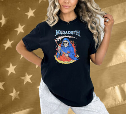 Official Megadeth Youthanasia Grim Reaper Shirt