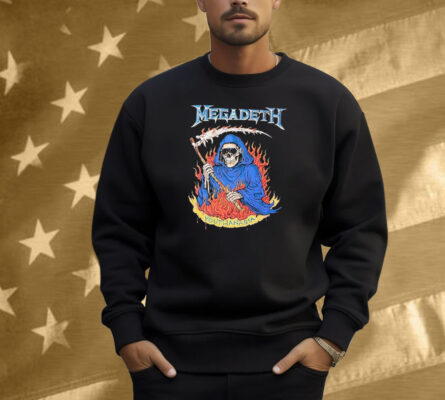 Official Megadeth Youthanasia Grim Reaper Shirt